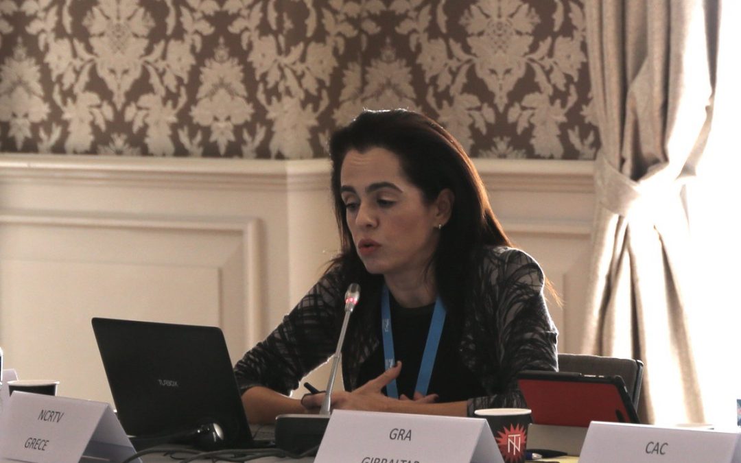 Presentation by C. Tsigou at the 19th General Assembly of the Mediterranean Network of Regulatory Authorities